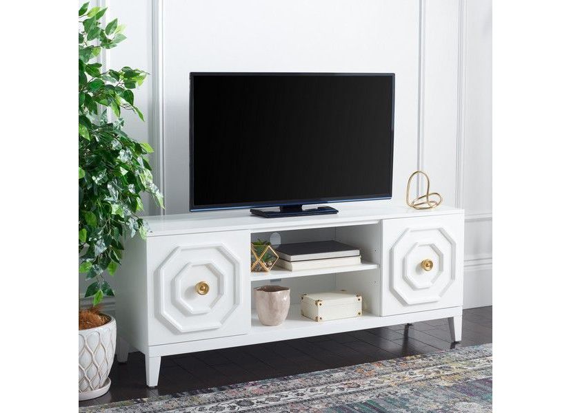 Riya 2 Door 1 Shelf Media Stand