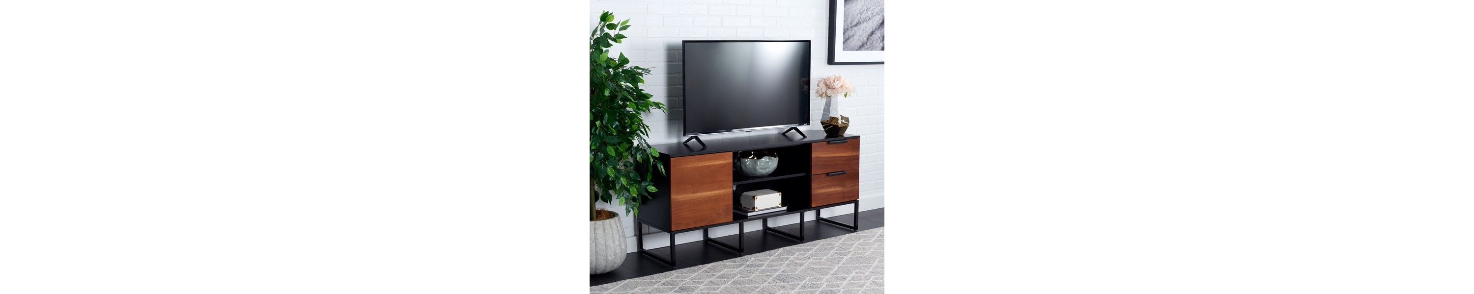 Vance 1 Door 2 Drawer 2 Shelf Media Stand