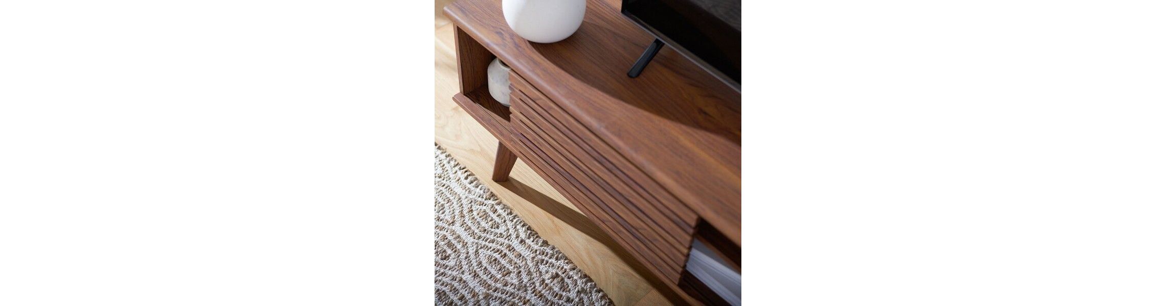 Esma 2 Shelf Media Stand