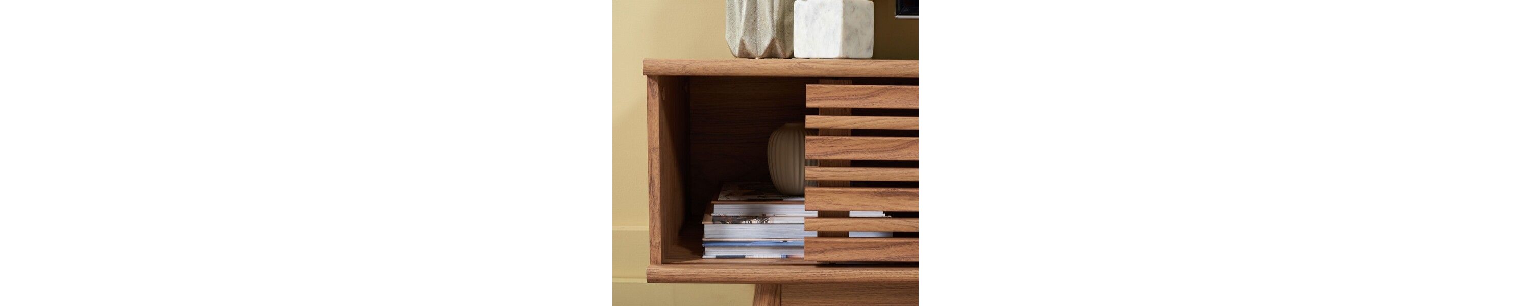 Esma 2 Shelf Media Stand