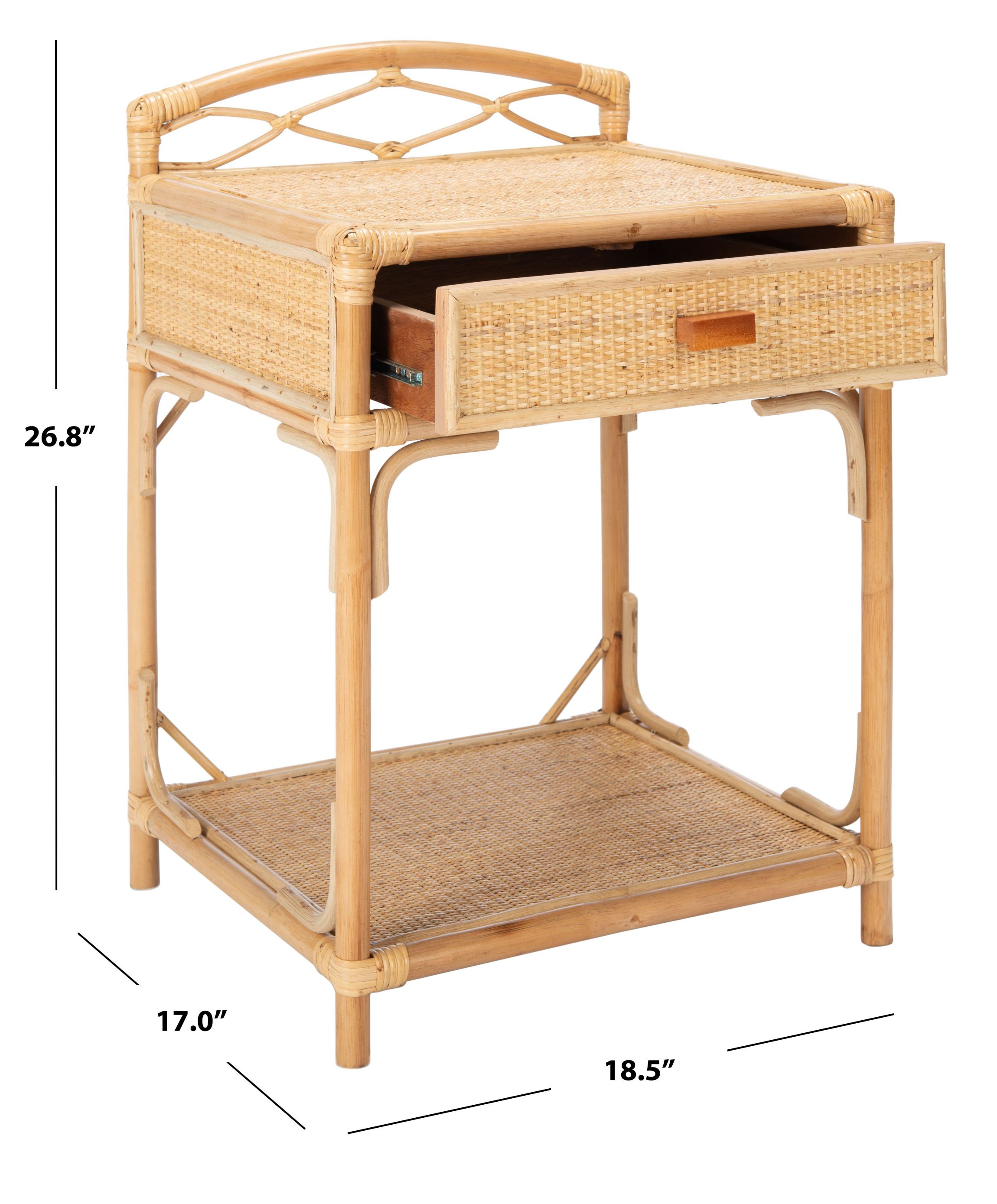 Bea 1 1 Shelf Nightstand