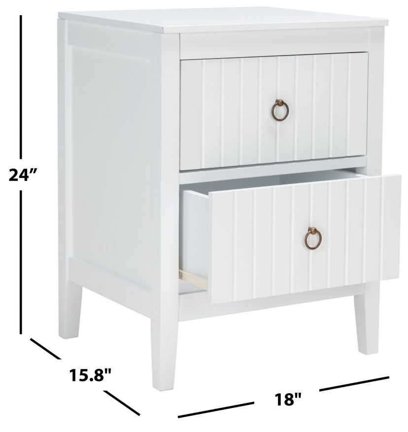 Tegan 2 Drawer Nighstand