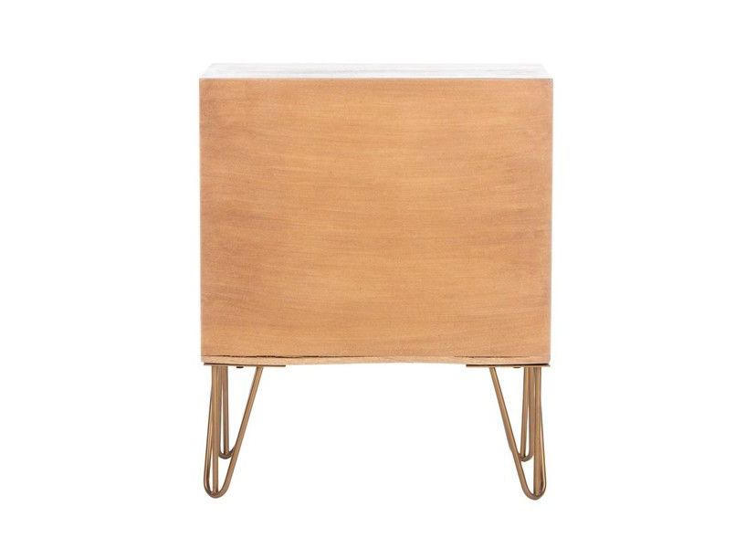 Solene 1 Drawer Textured Nightstand