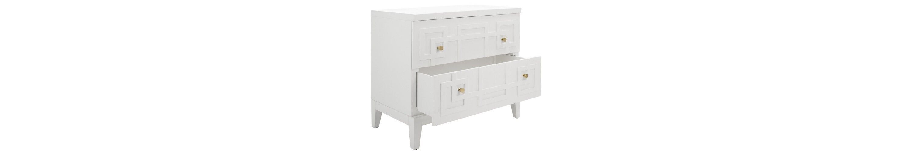Luiza 2 Drawer Nightstand