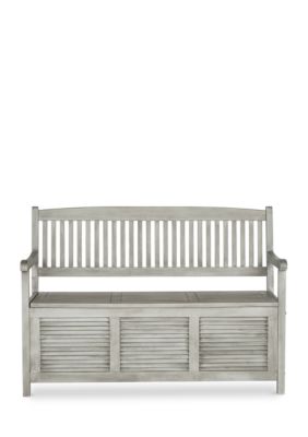 Safavieh Brisbane Storage Bench, Gray