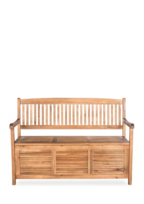 Safavieh Brisbane Storage Bench, Brown