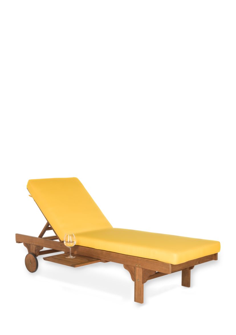 Newport Chaise Lounge Chair With Side Table
