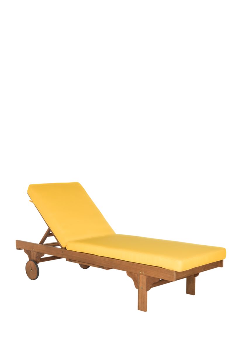 Newport Chaise Lounge Chair With Side Table