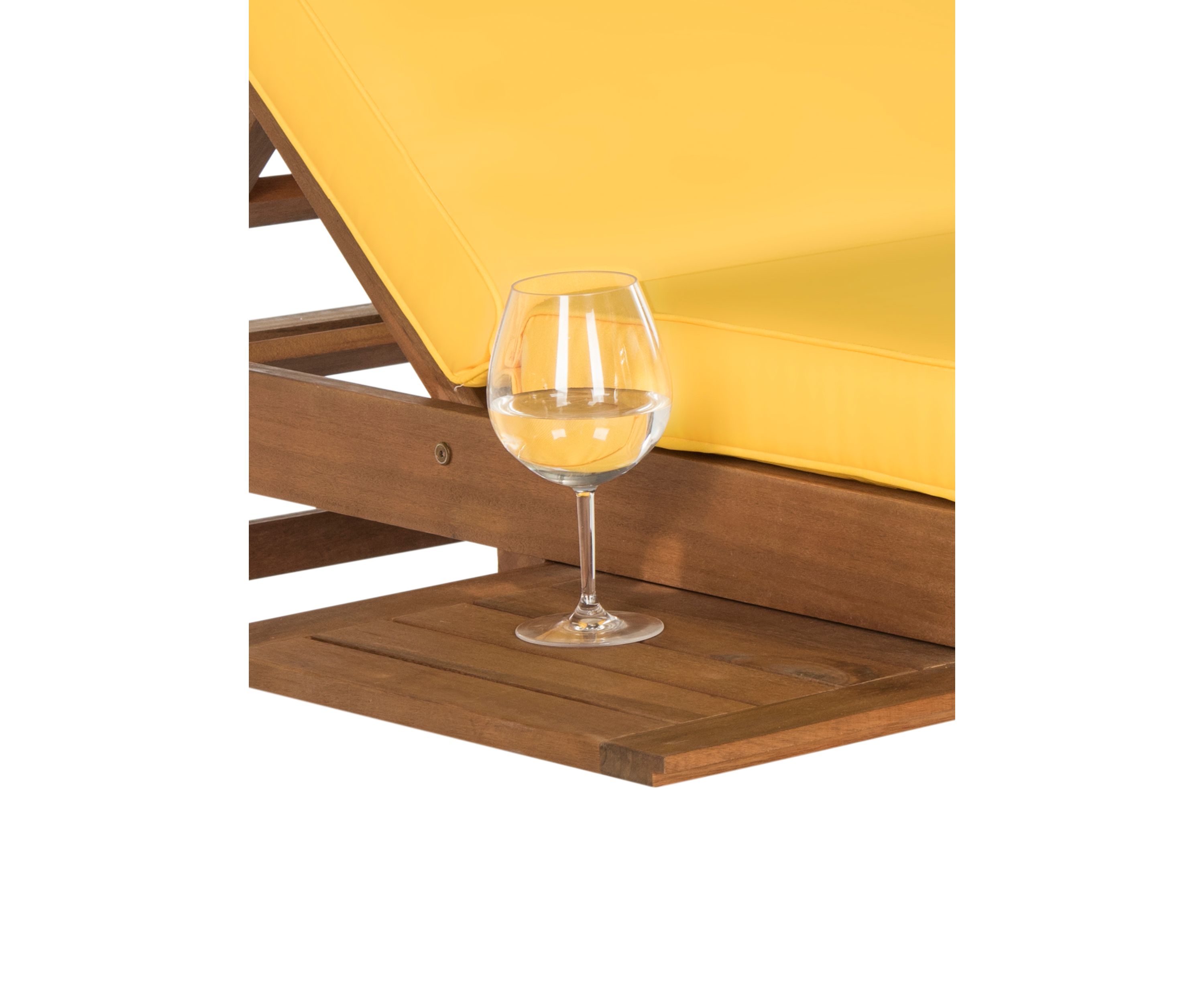 Newport Chaise Lounge Chair With Side Table