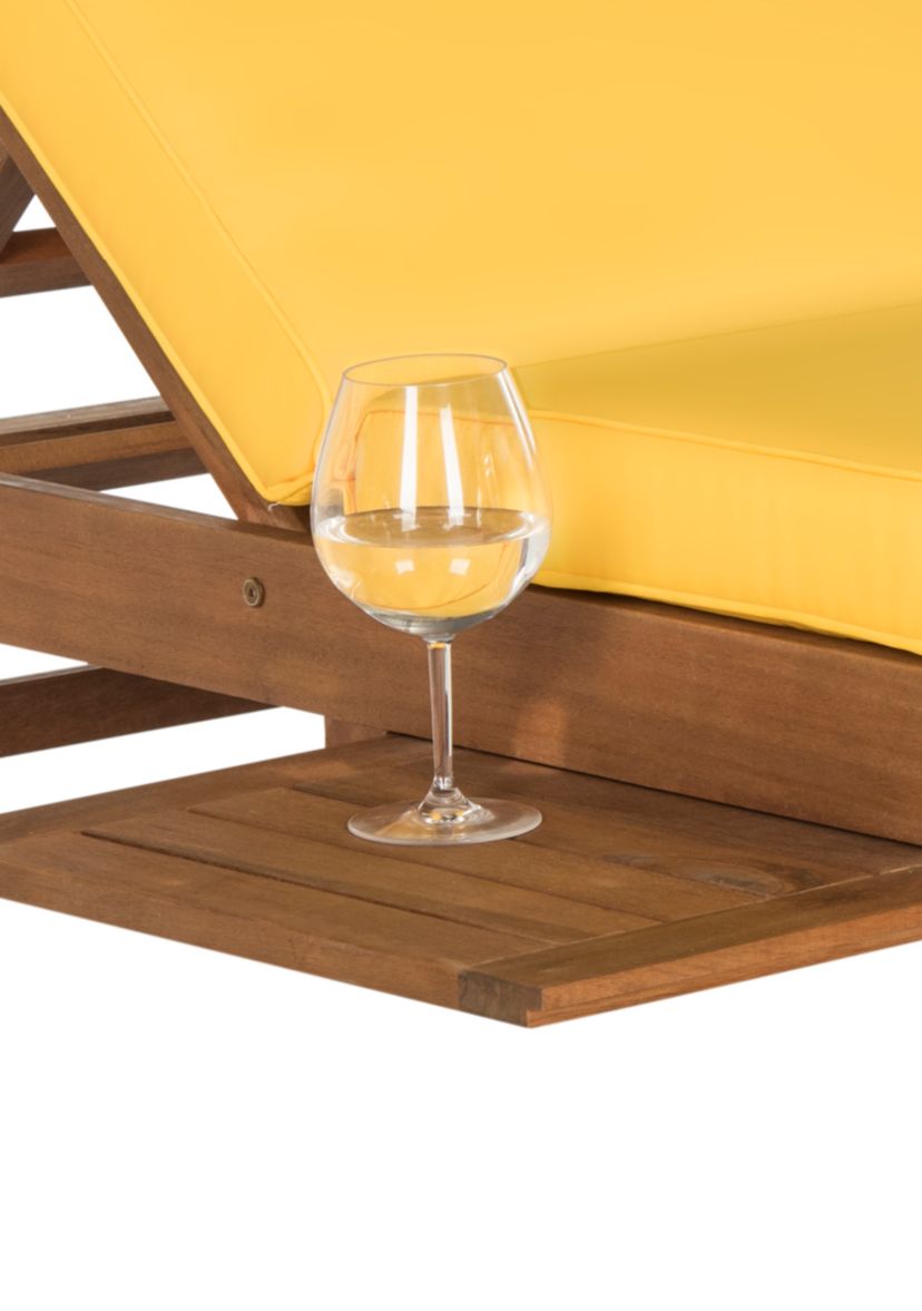 Newport Chaise Lounge Chair With Side Table