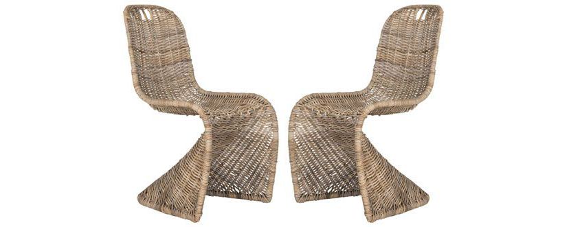 Cilombo 19H Wicker Dining Chair