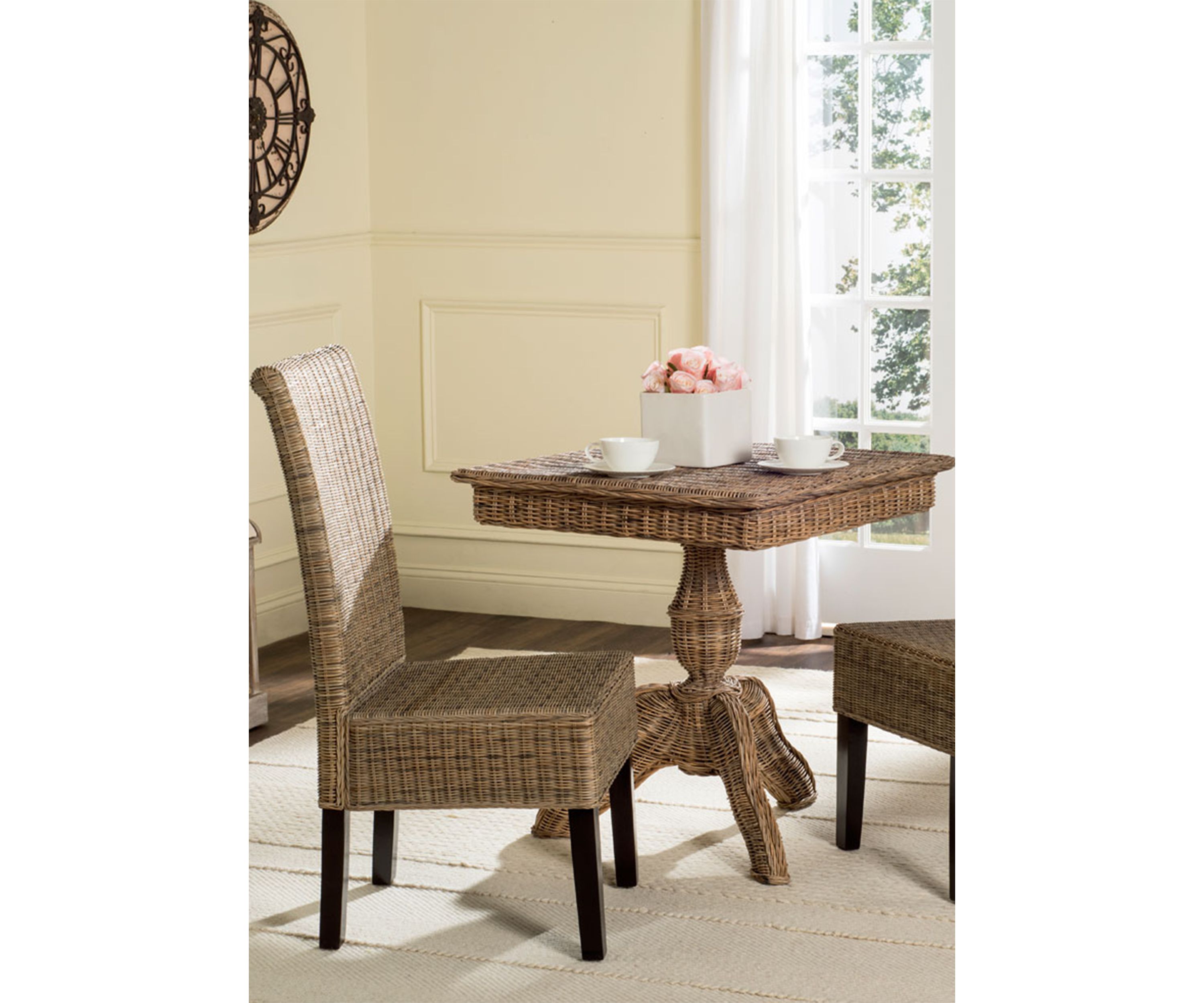 Set of 2 Arjun Wicker Dining Chairs