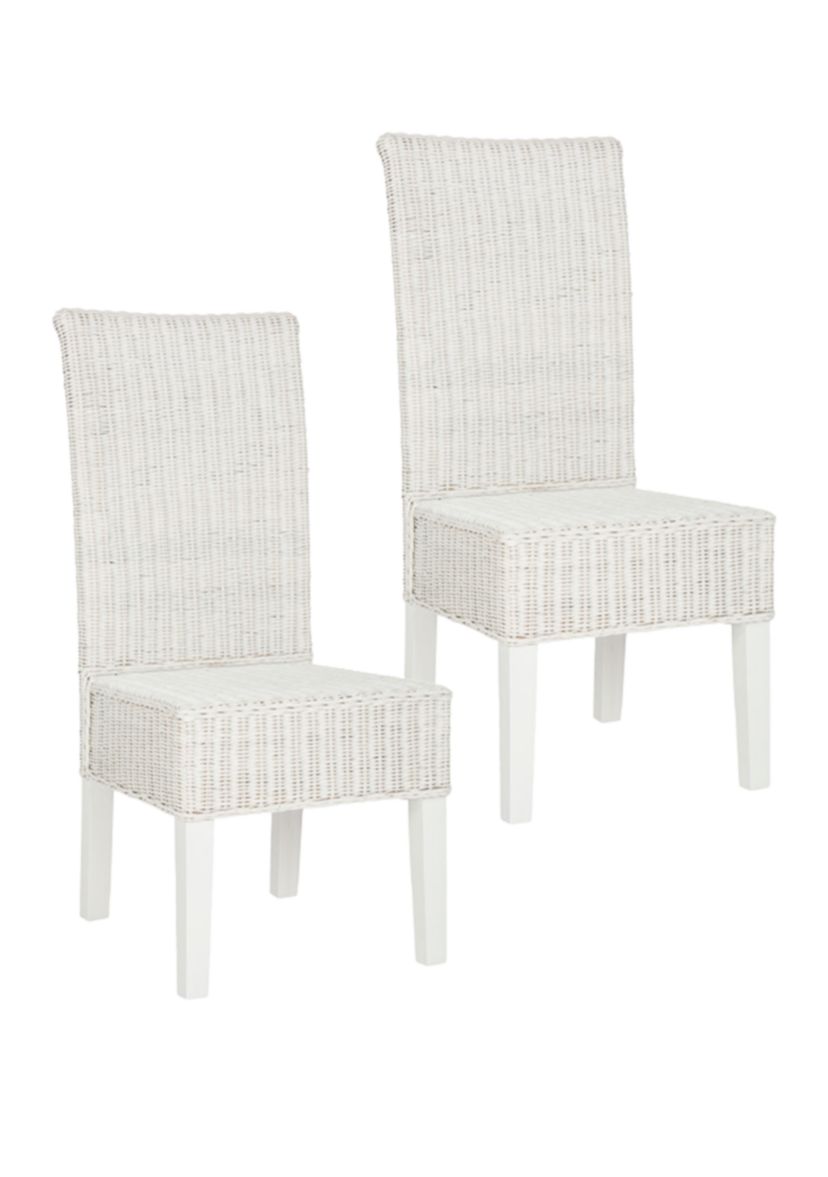 Set of 2 Arjun Wicker Dining Chairs