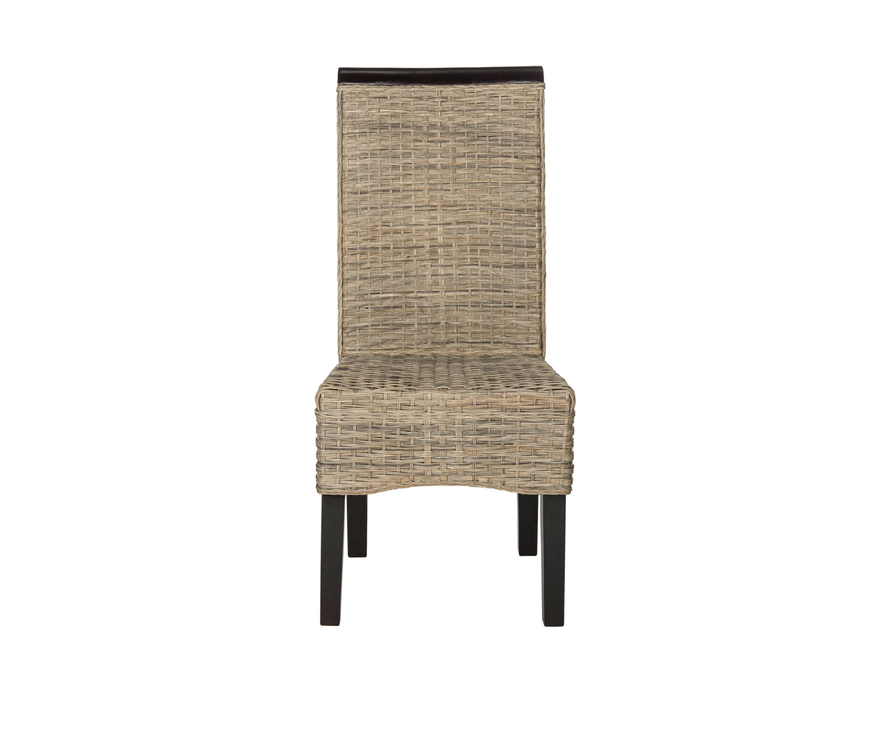 Set of 2 Ilya Wicker Dining Chairs