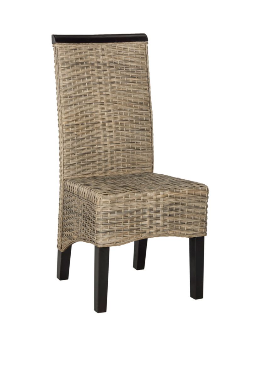 Set of 2 Ilya Wicker Dining Chairs