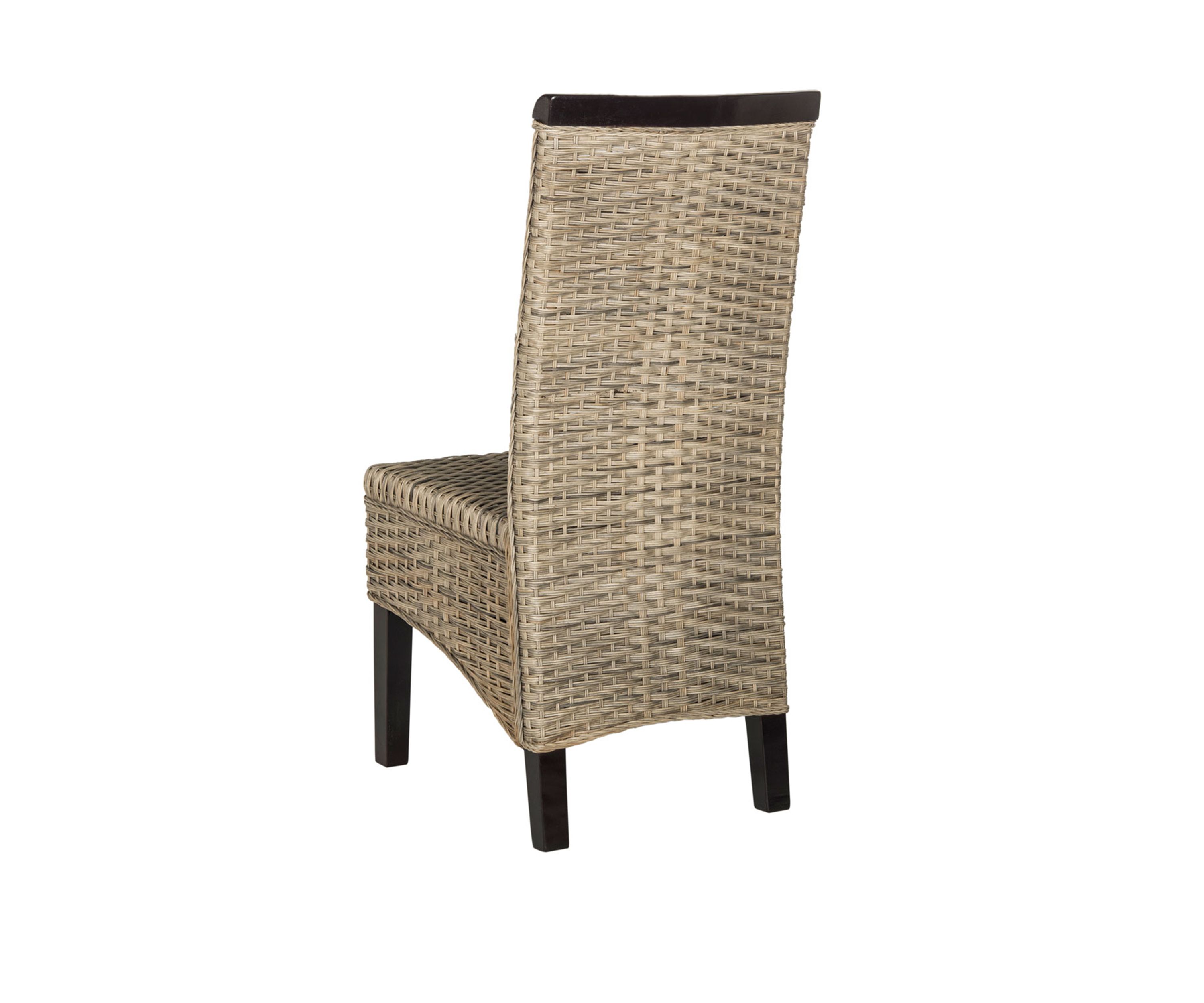 Set of 2 Ilya Wicker Dining Chairs