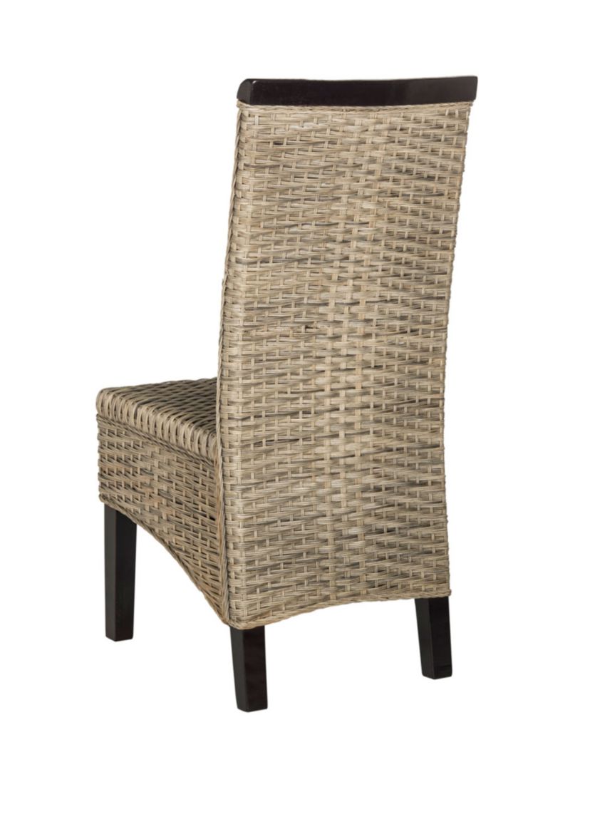 Set of 2 Ilya Wicker Dining Chairs