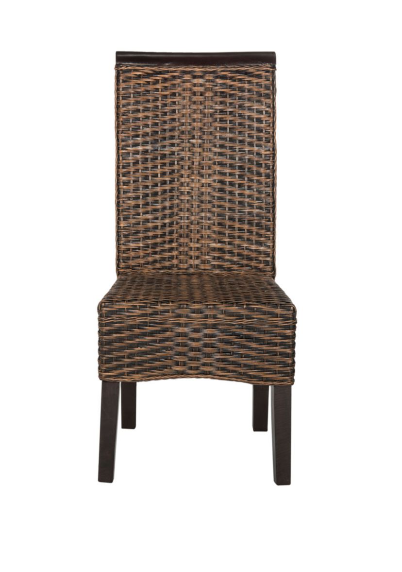 Set of 2 Ilya Wicker Dining Chairs