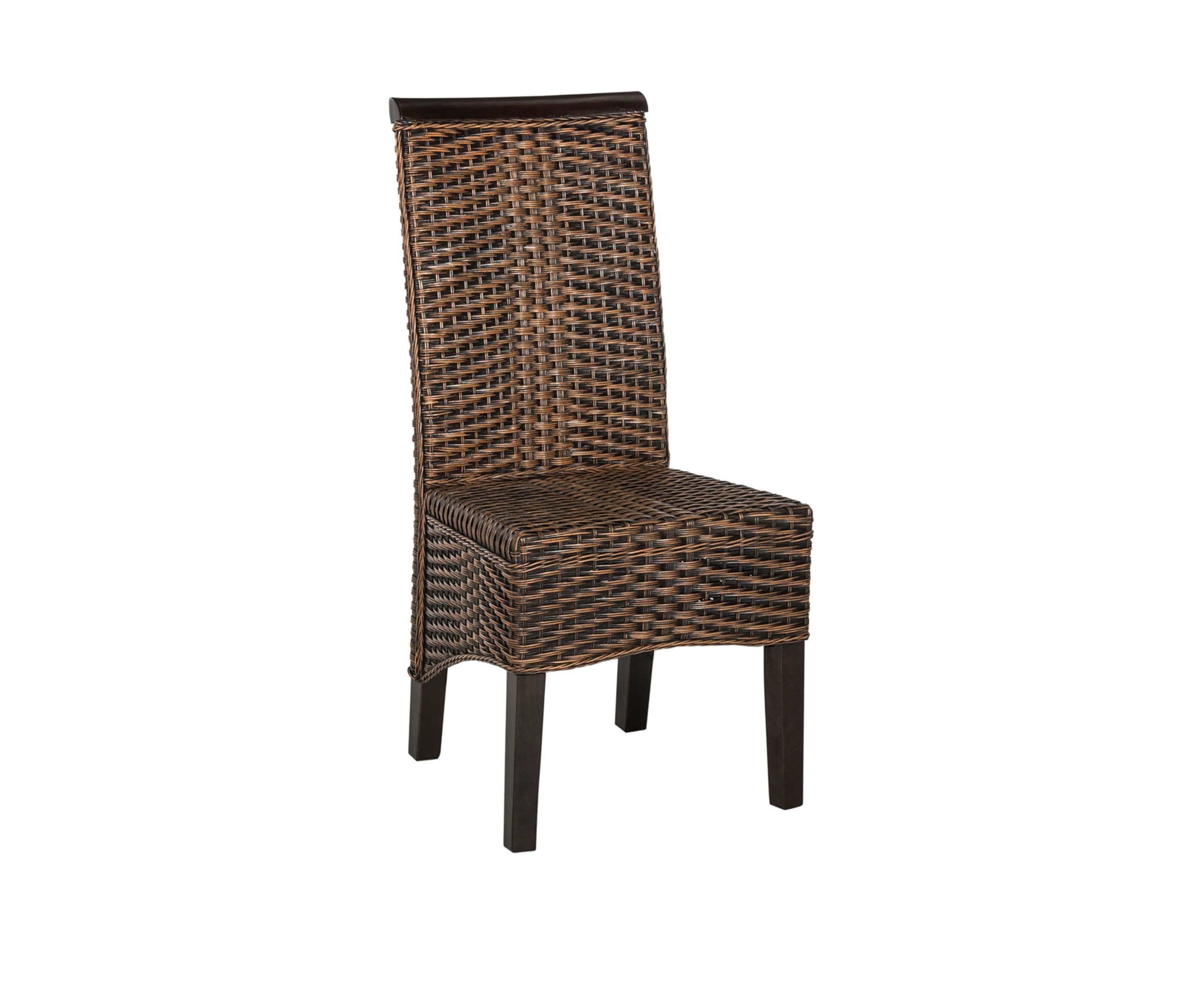 Set of 2 Ilya Wicker Dining Chairs