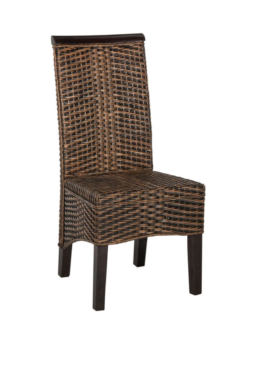 Set of 2 Ilya Wicker Dining Chairs
