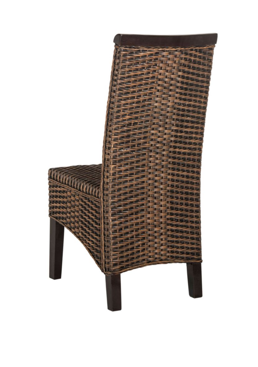 Set of 2 Ilya Wicker Dining Chairs