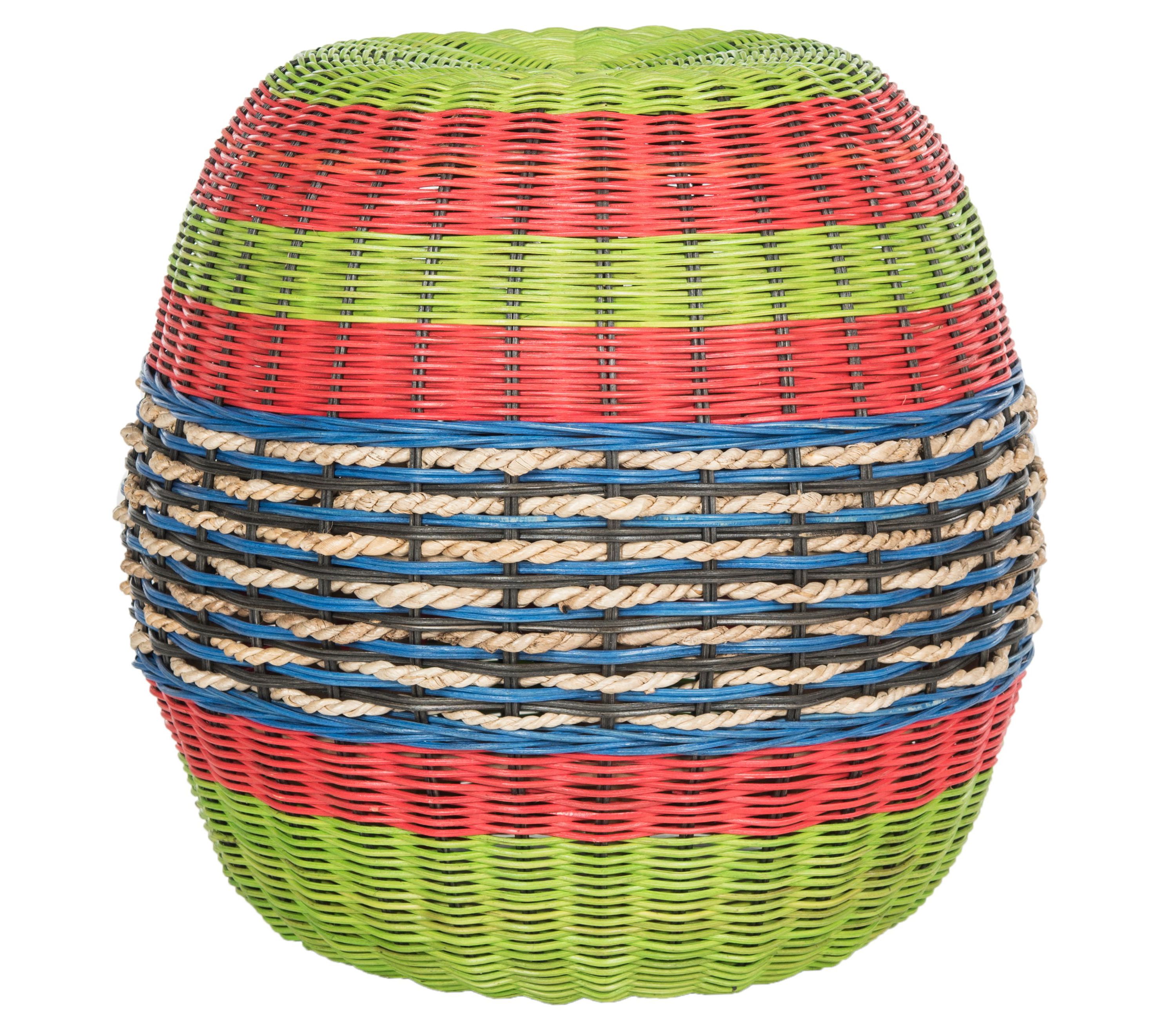 Nikos Wicker End Table