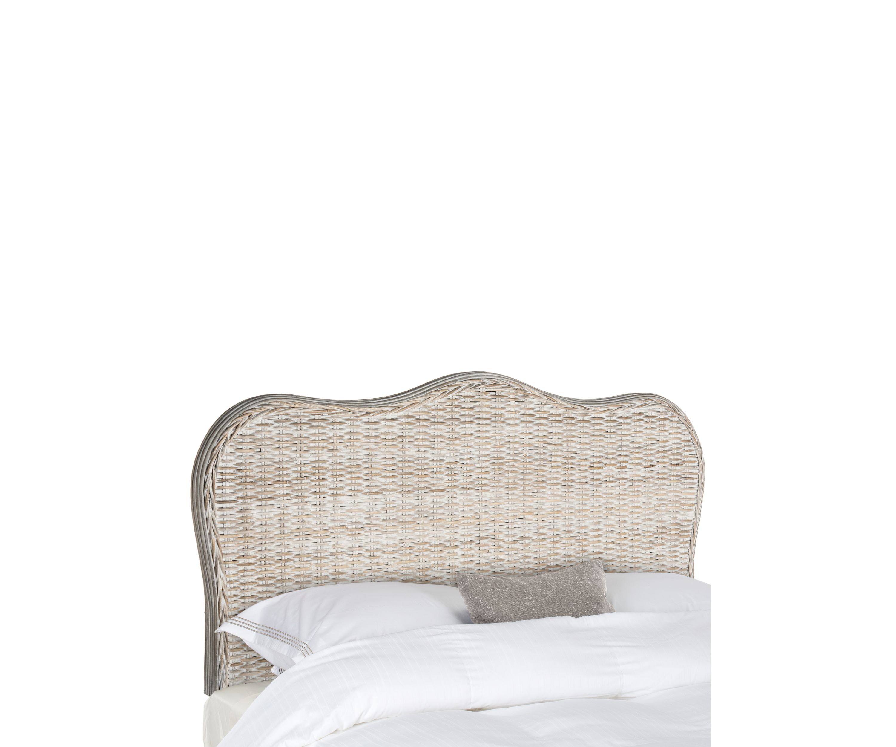 Imelda White Washed Headboard