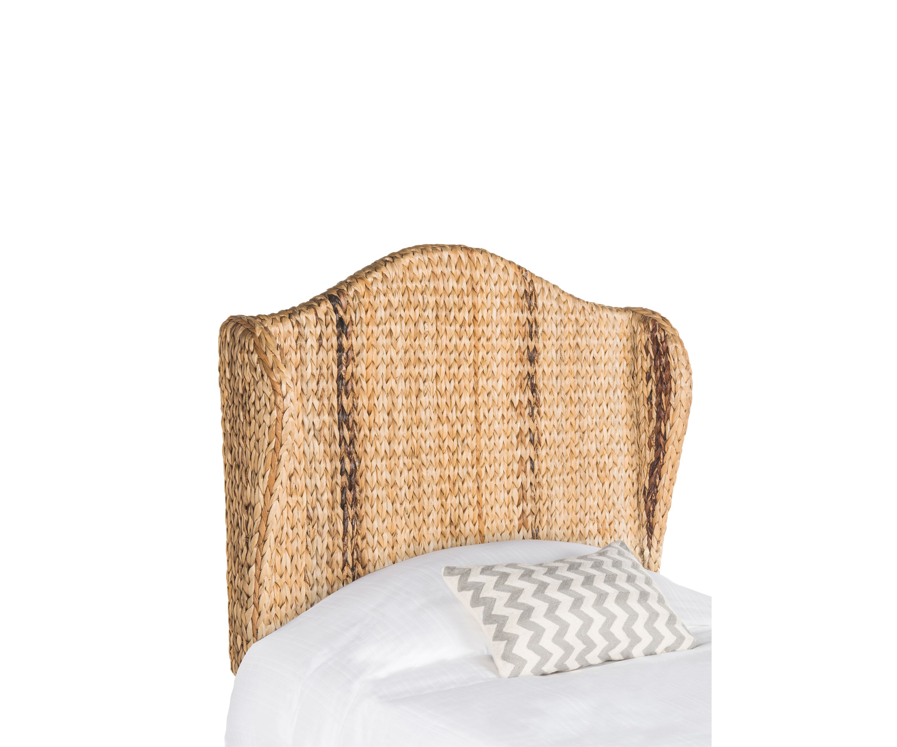 Nadine Natural Winged Headboard  