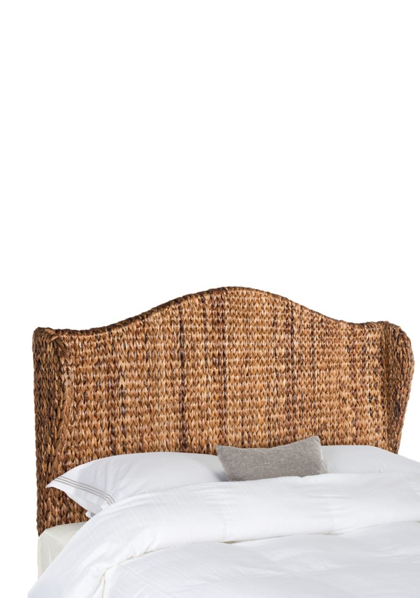 Nadine Brown Winged Headboard