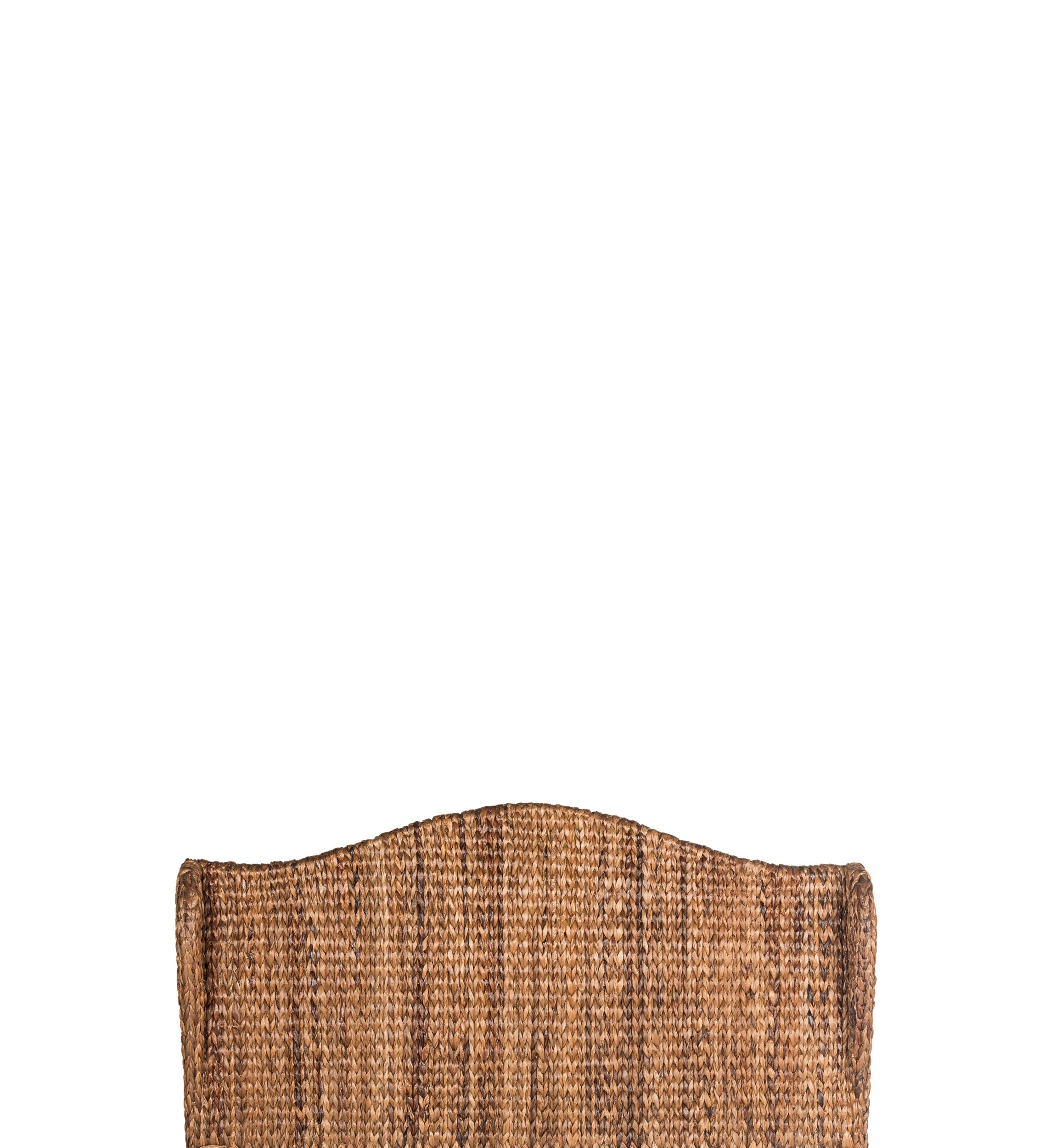 Nadine Brown Winged Headboard