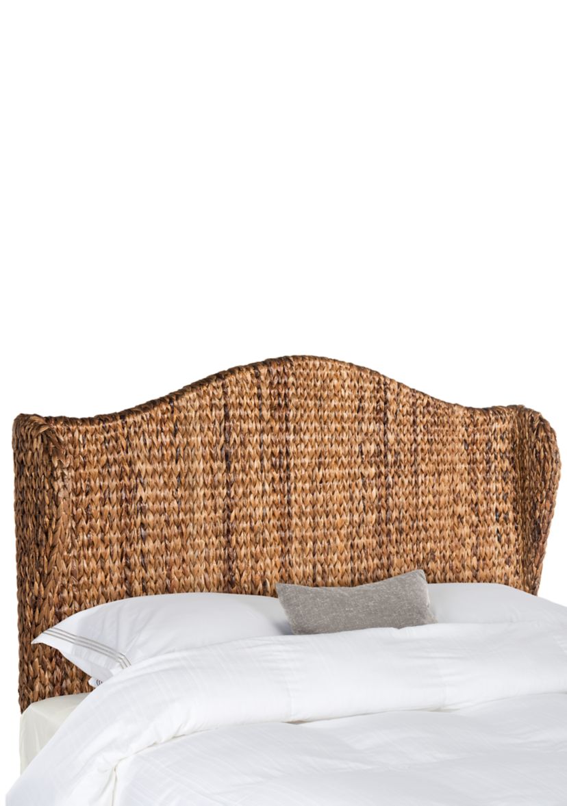 	  Nadine Brown Winged Headboard 