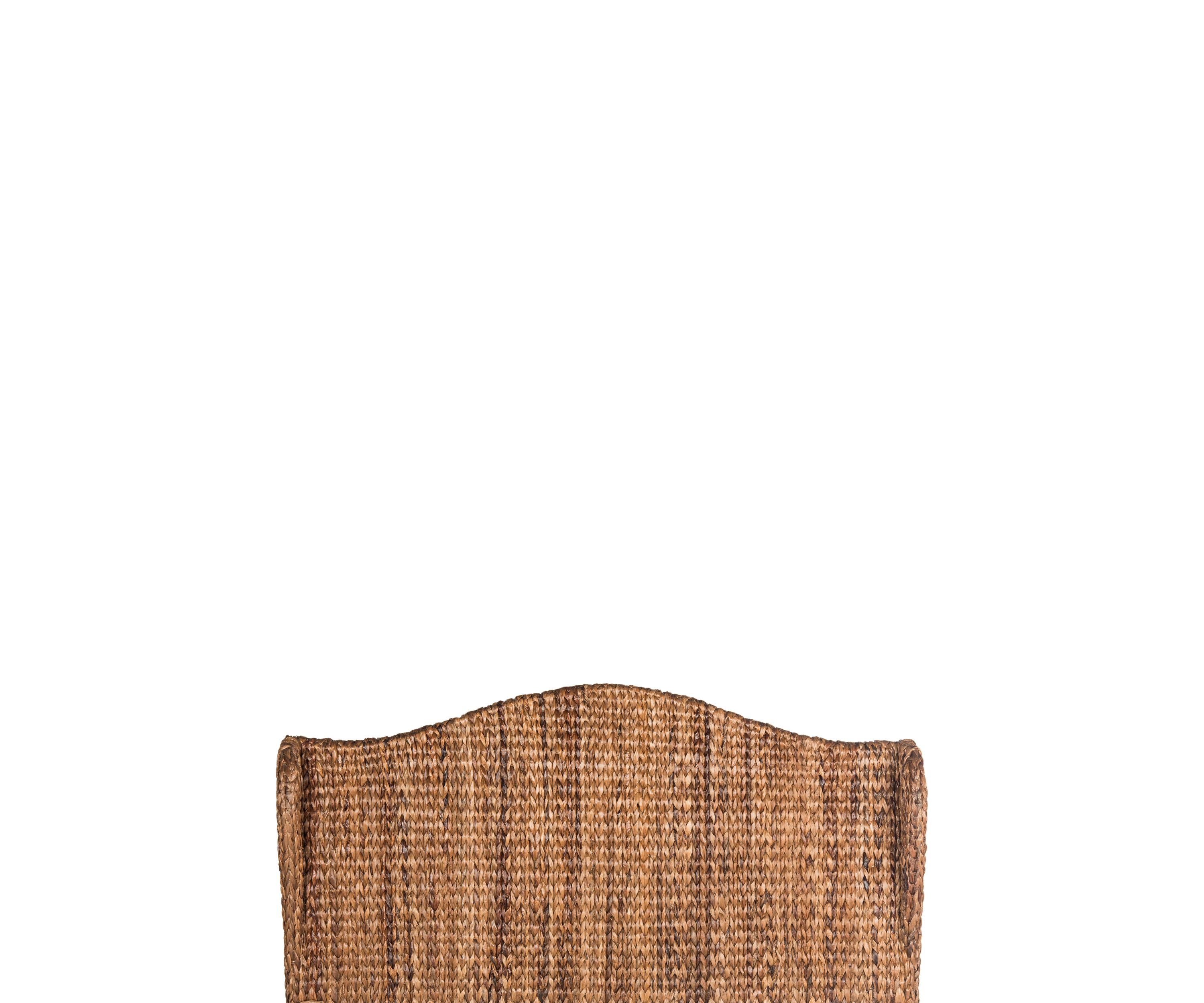 	  Nadine Brown Winged Headboard 