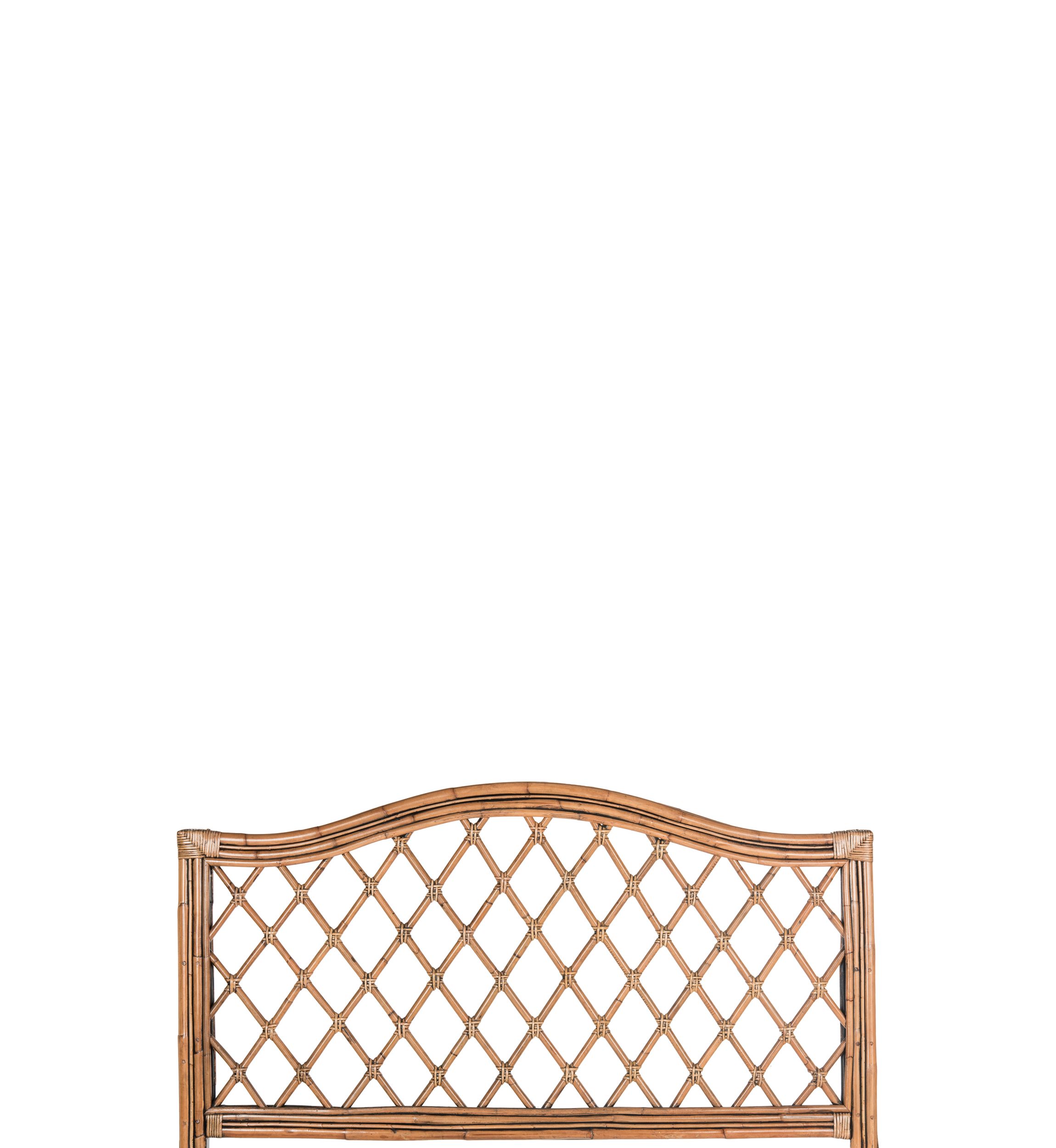 Gabrielle Brown/Multi Wicker Headboard