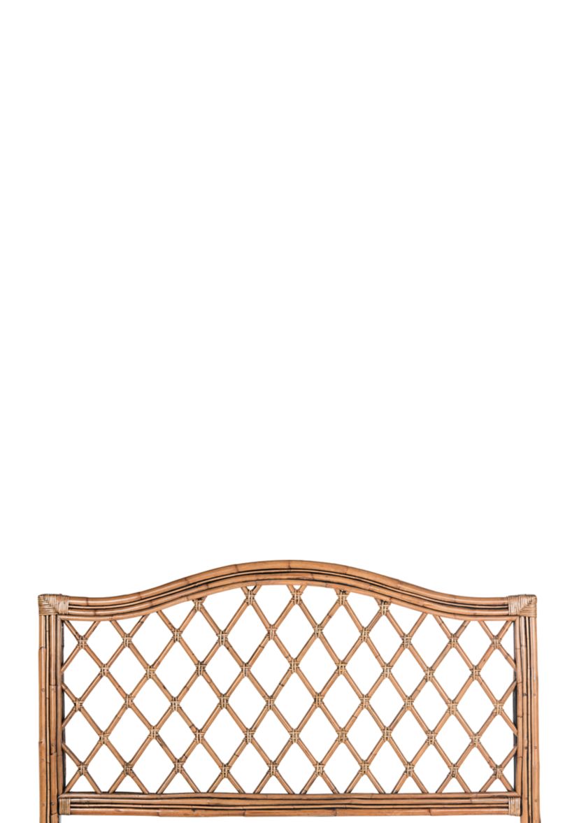 Gabrielle Brown/Multi Wicker Headboard