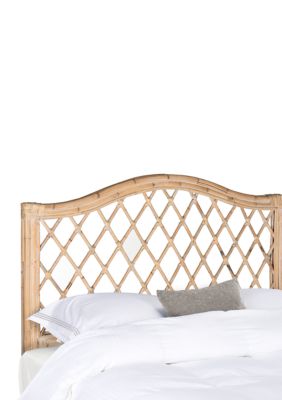 Safavieh Gabrielle White Washed Wicker Headboard belk