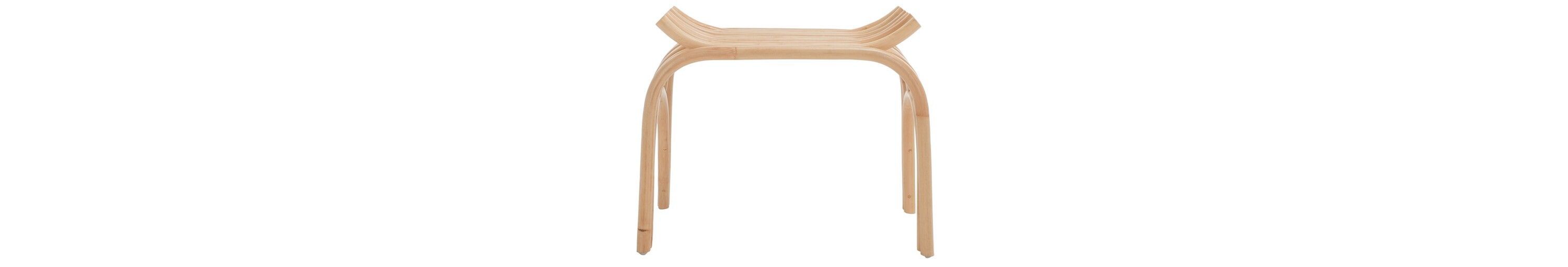Strix Curved Rattan Stool