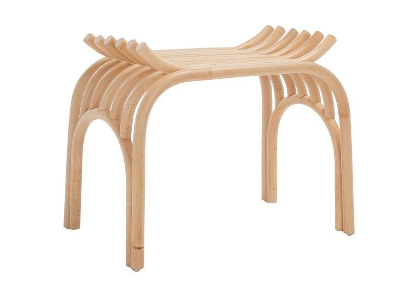 Strix Curved Rattan Stool