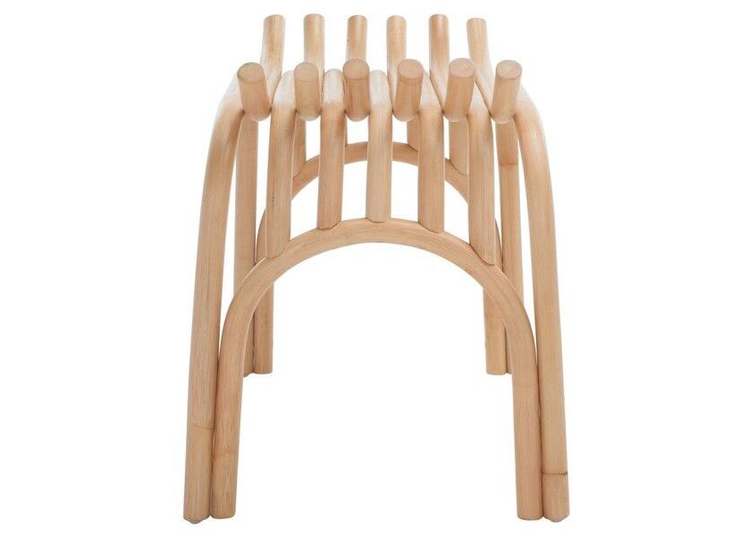 Strix Curved Rattan Stool
