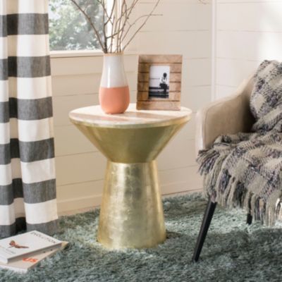 Safavieh Fae Mosaic Side Table, Pink