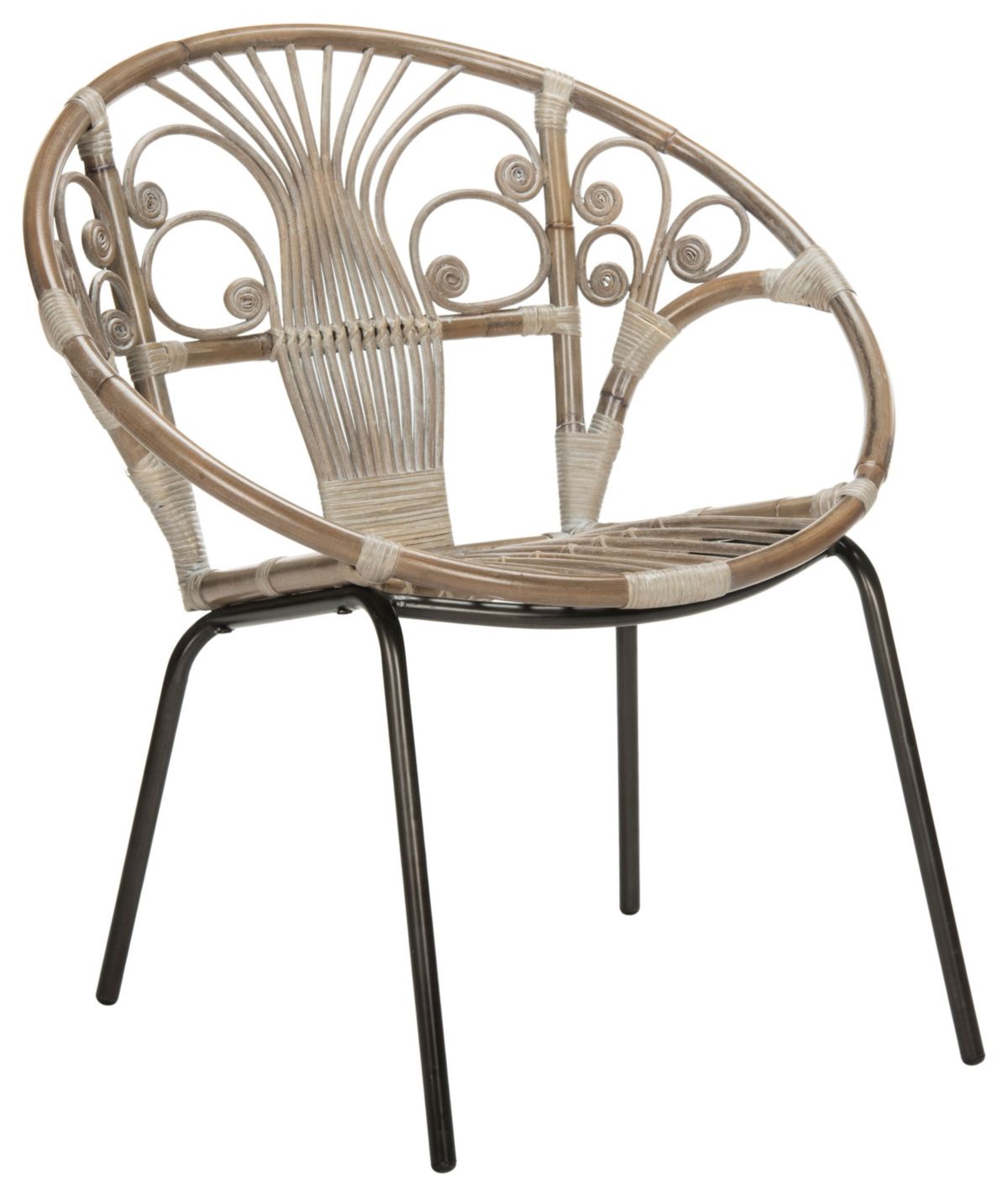 Carlson Rattan Chair