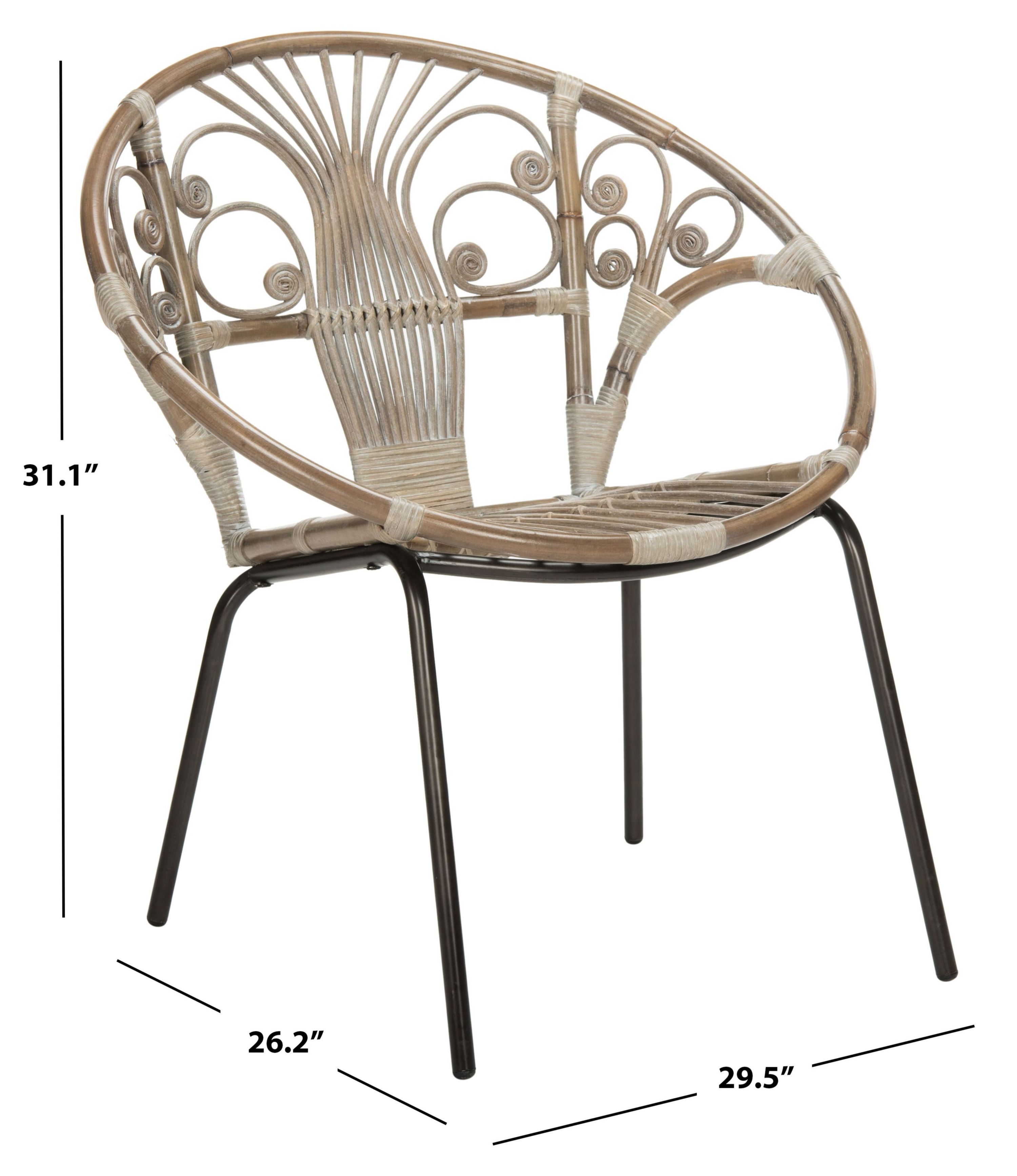 Carlson Rattan Chair