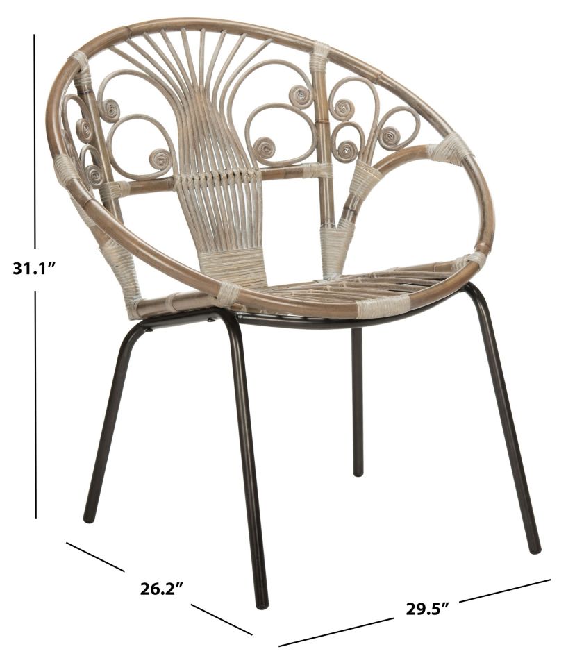 Carlson Rattan Chair