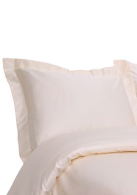 Elite Home Products Hemstitich Solid Duvet Cover Set Belk