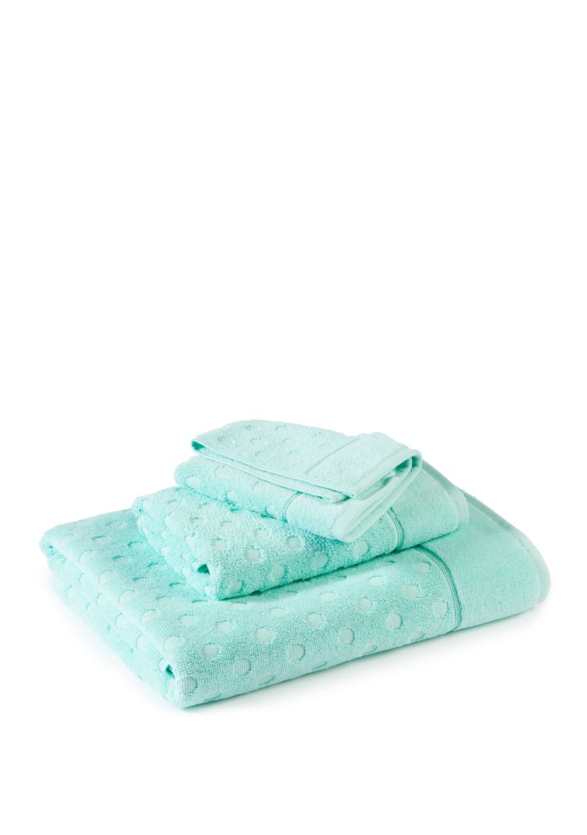 Sculpted Dot Hygro Cotton Bath Towel Collection
