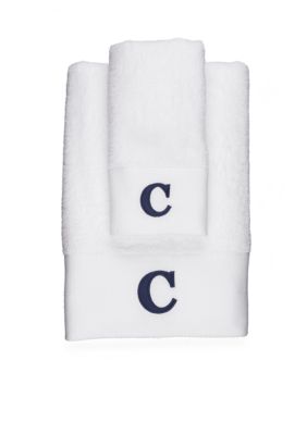 crown ivy monogram bath towel collectio