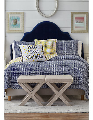 Crown Ivy Willow Reversible Quilt Belk