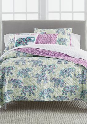 Crown Ivy Sorina Elephant Quilt Belk