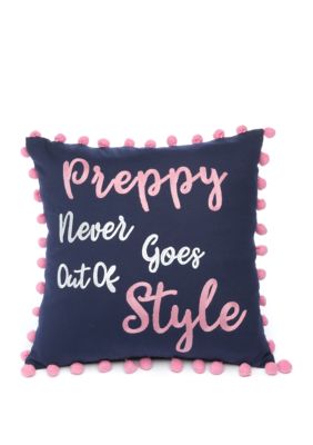 Crown Ivy Preppy Life Pillow Belk