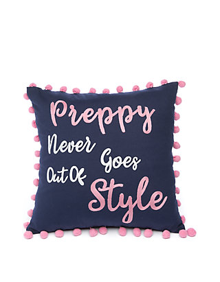 Crown Ivy Preppy Life Pillow Belk