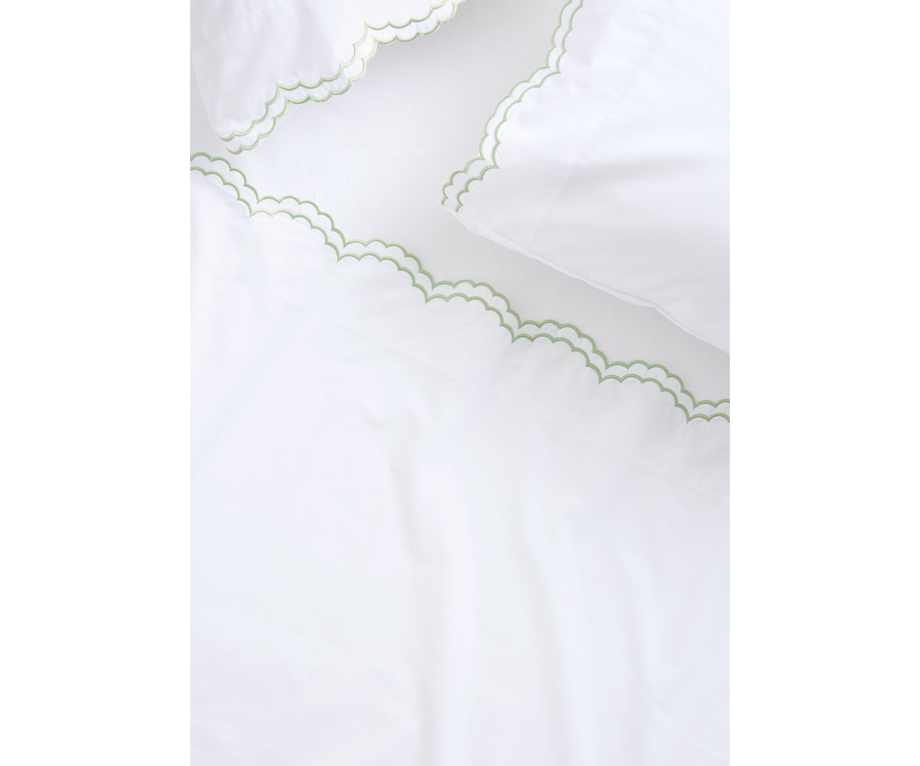 300 Thread Count Scallop Embroidered Sheet Set